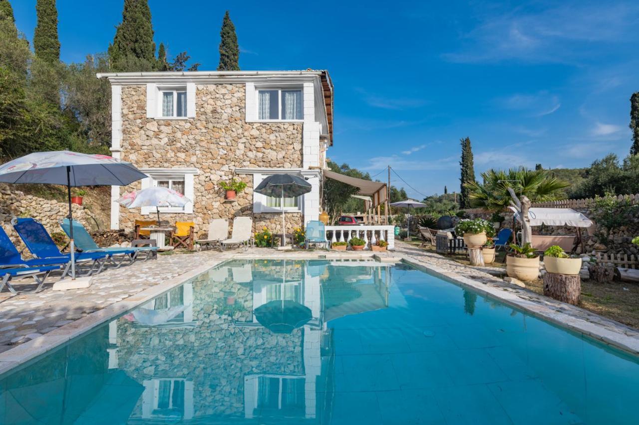 Kouramádes Stelios Stone House Sinarades 빌라 외부 사진
